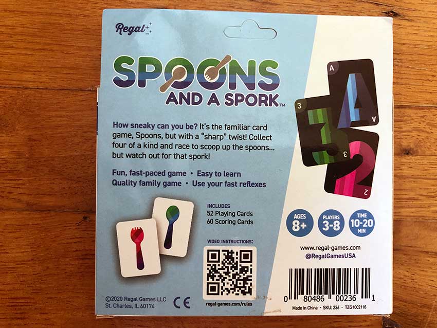 Brand New Card Games The Goodge Rules, Spoons and a Spork, Scorzo